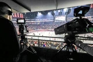 TV-Produktion: Eishockey, Köln, Lanxess Arena