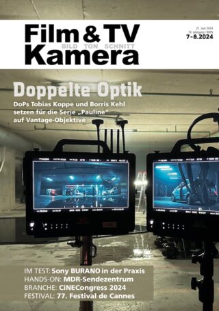 Cover der Ausgabe 7-8.2024 von Film & TV Kamera