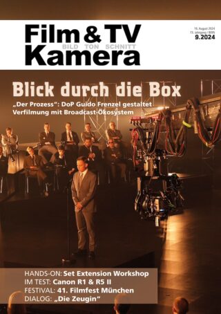 Cover der Ausgabe 9.2024 von Film & TV Kamera