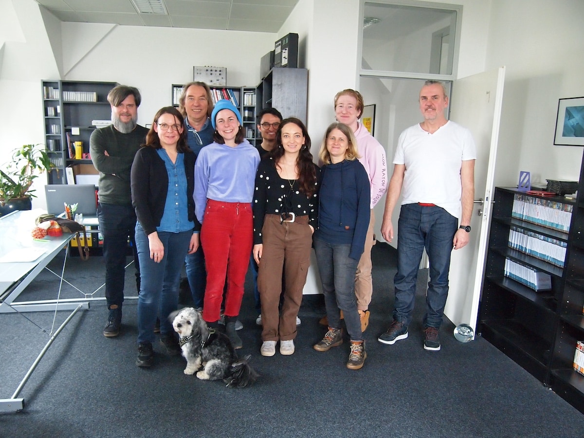 Das Team der Medienwerkstatt Franken im Gruppenfoto