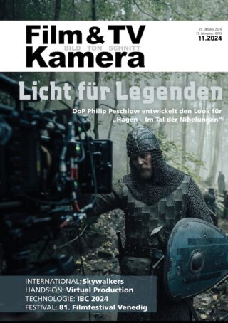 Cover der Ausgabe 11.2024 von Film & TV Kamera