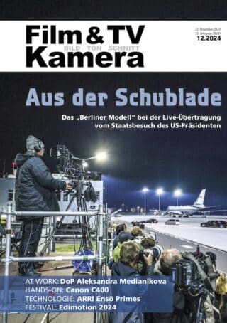 Cover der Ausgabe 12.2024 von Film & TV Kamera