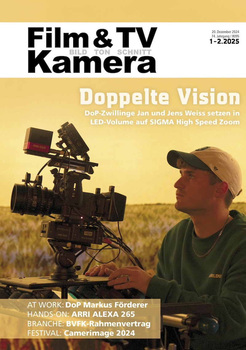 Cover der Ausgabe 1-2.2025 von Film & TV Kamera