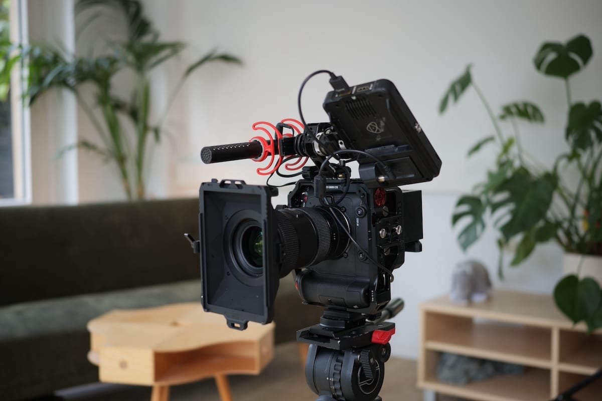 Canon C70 im Rig