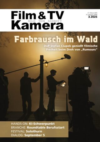 Cover der Ausgabe 3.2025 von Film & TV Kamera