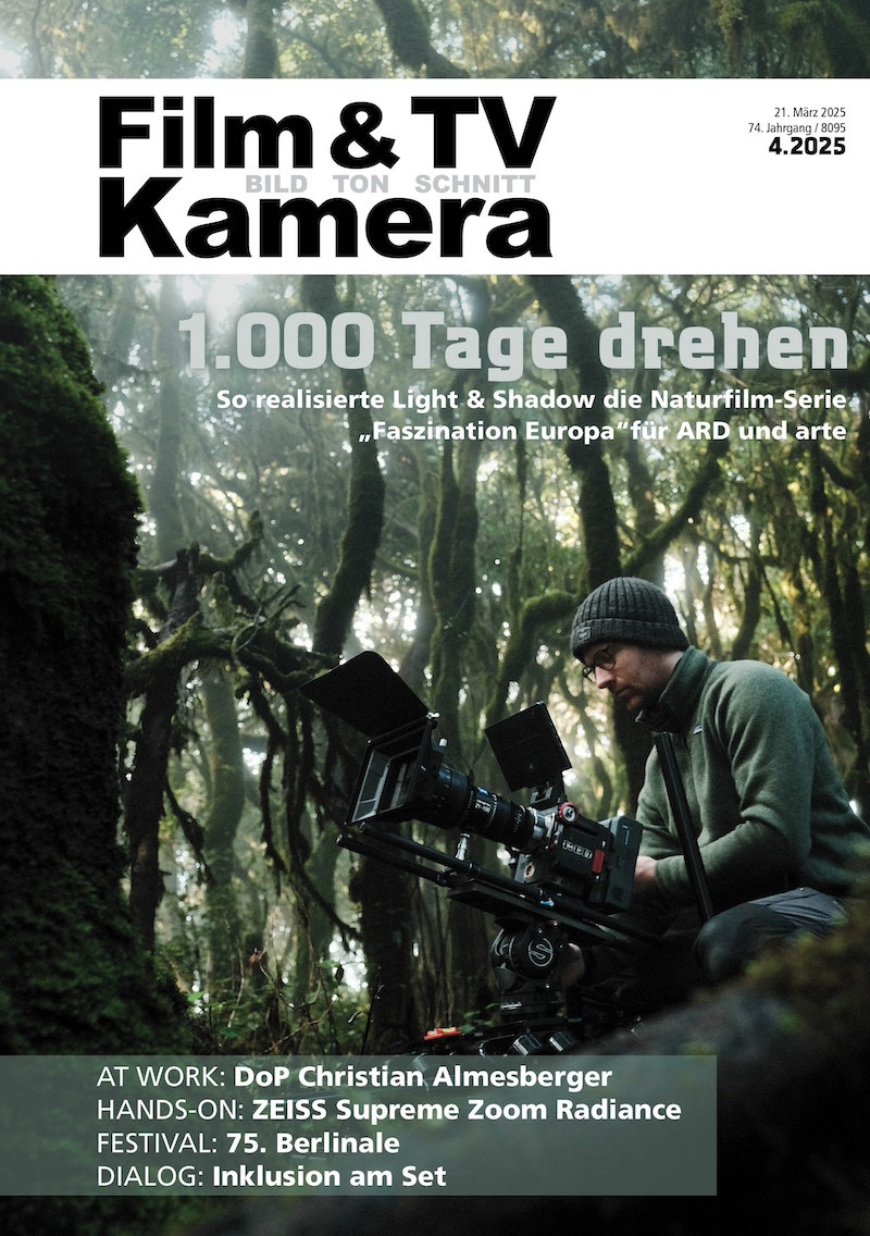 Cover der Ausgabe 4.2025 von Film & TV Kamera